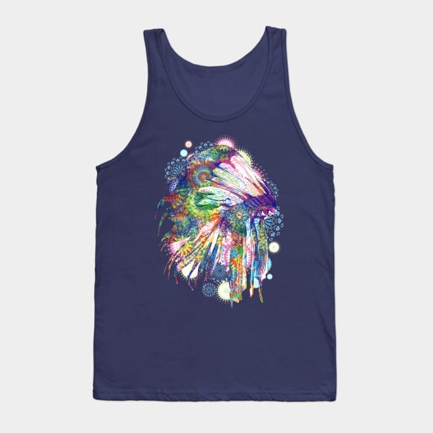 headdress Tank Top by BekimART